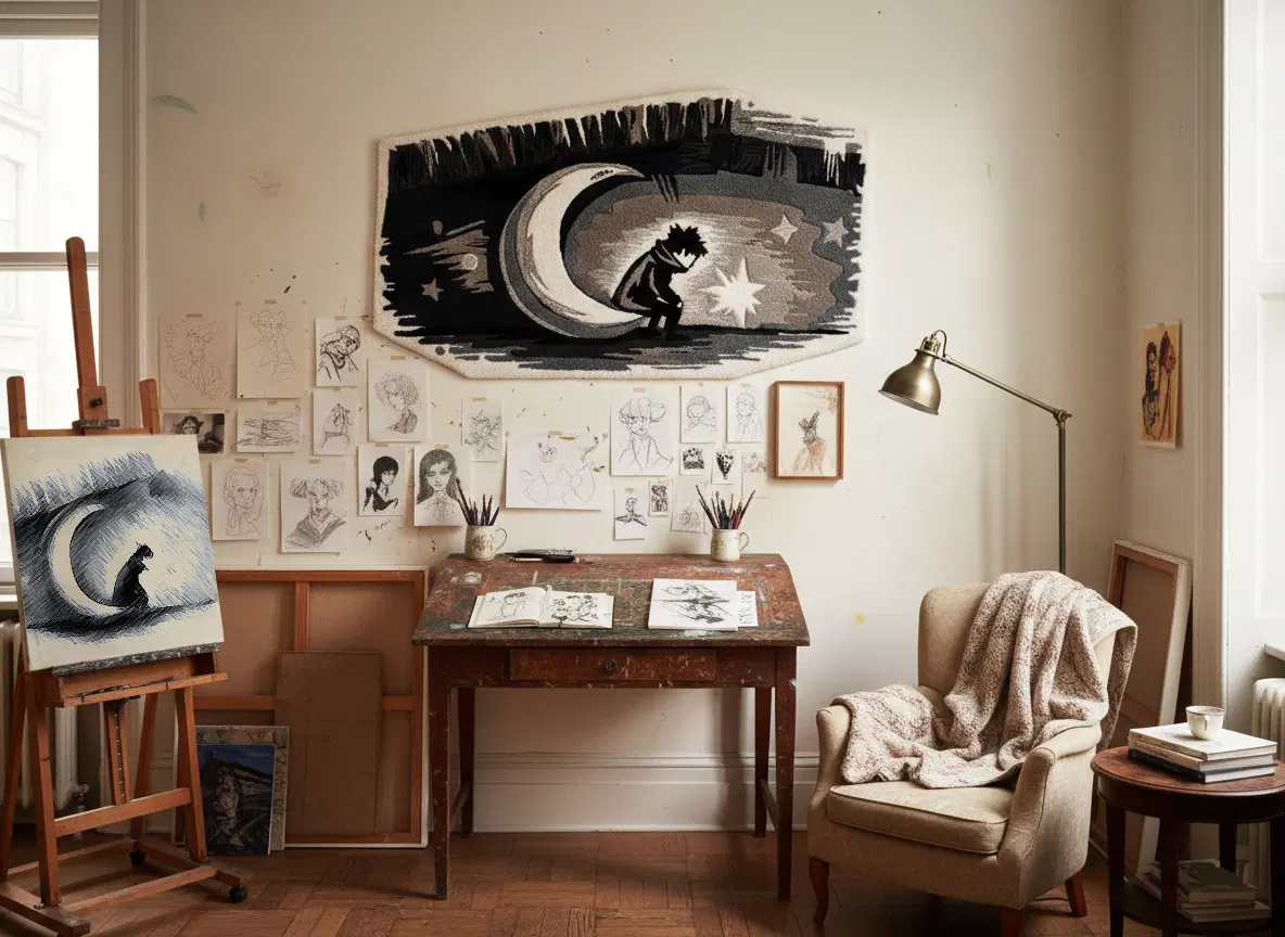 Фото этапа "Итоговый отчет" для ковра: Тафтинговый ковер ручной работы по индивидуальному эскизу