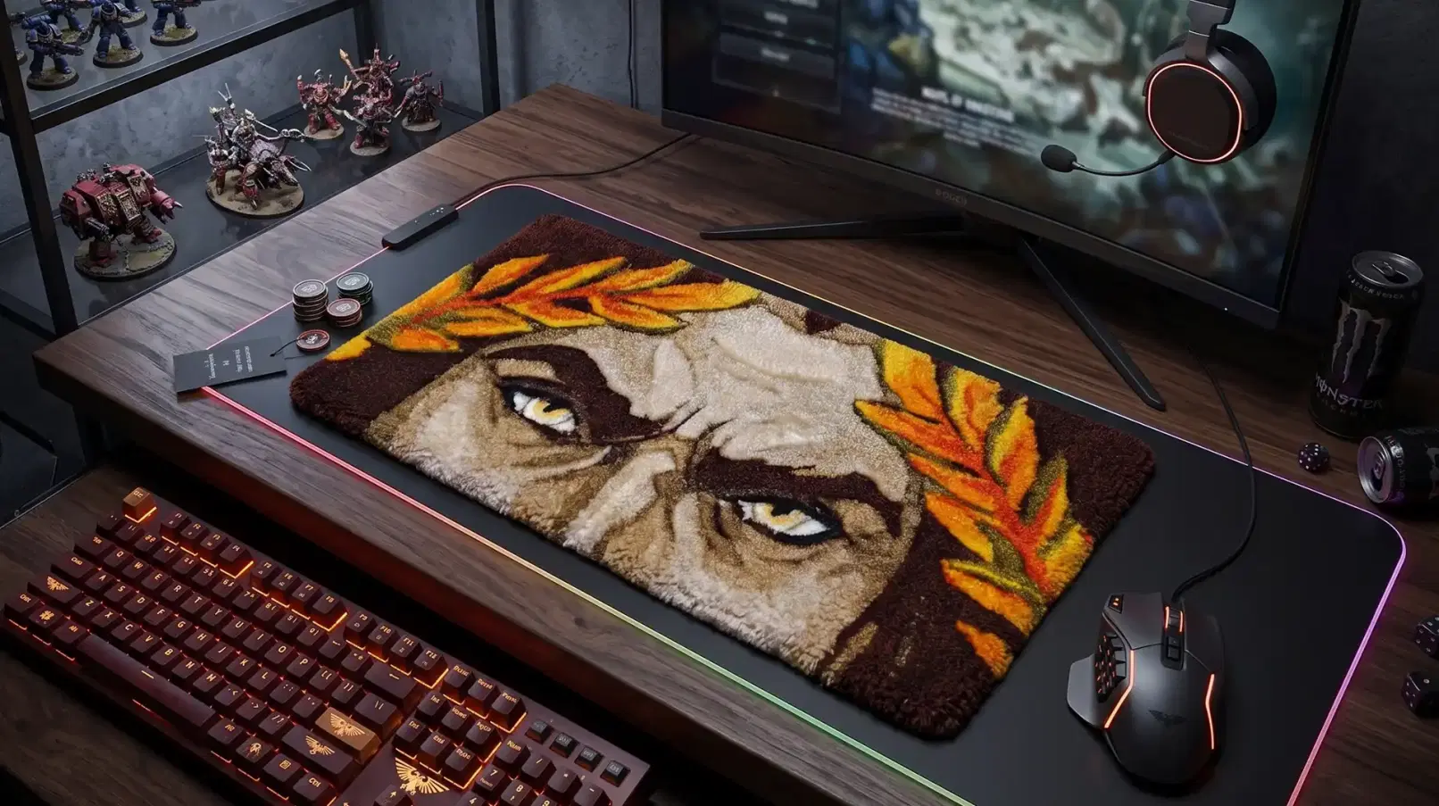 Тафтинговый коврик Warhammer: Император для геймерского стола