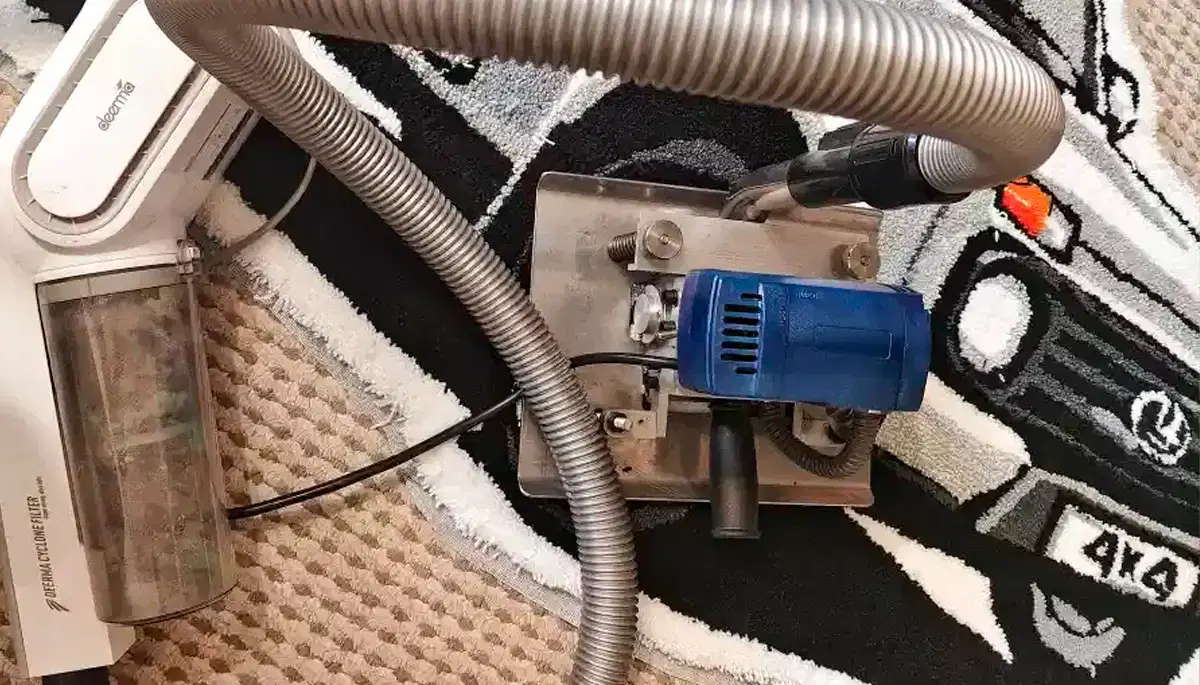 Редкое оборудование для тафтинга: шлифовальная машина для ковров