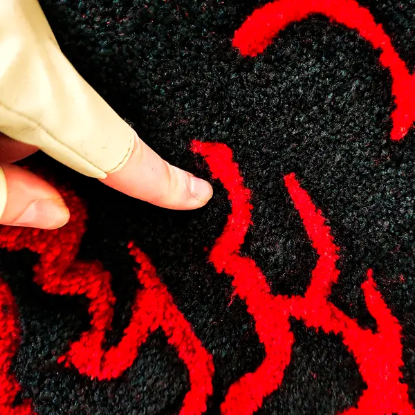 проверка равномерности ворса при изготовлении ковра в автомобиль