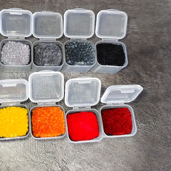 подбор пряжи для тафтингового ковра в автомобиль