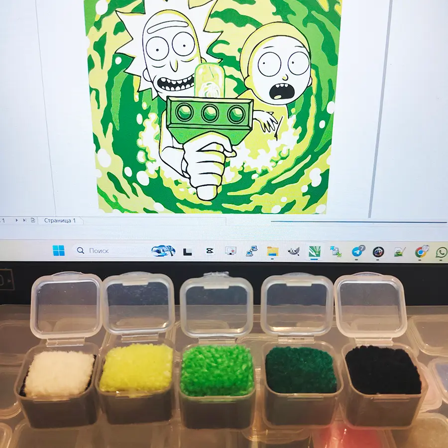 duoguru подготовка макета и палитры для ковра ручной работы