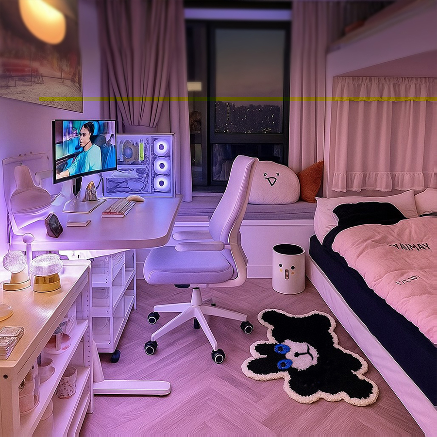 Ковёр ручной работы по вашим замерам для зоны дивана или кровати