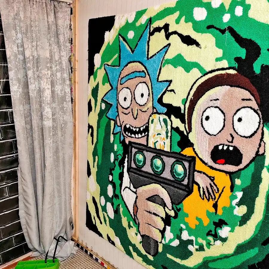 Тафтинговый ковёр проект 1 превью 6 webp