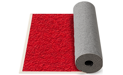 Задник ковра: прорезиненная краска