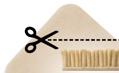 Без контуринга ворса